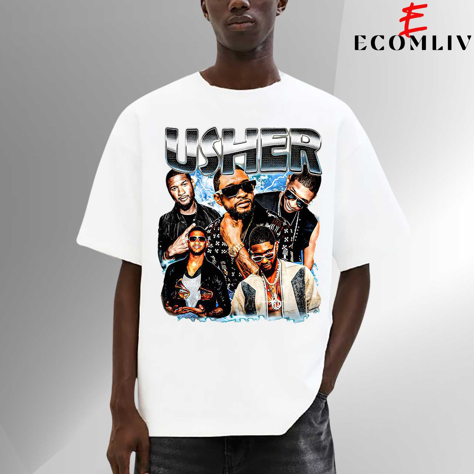Usher Graphic Tee, R&b Streetwear , Unisex T Shirt